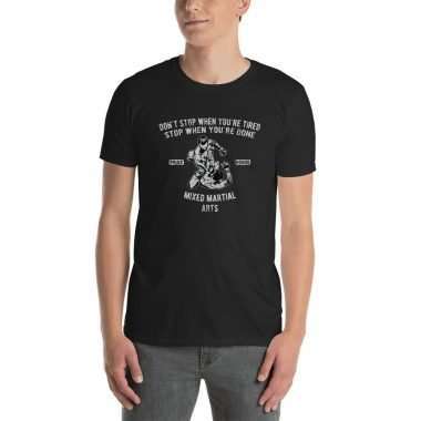 Dont stop When MMA mockup Front Mens Black
