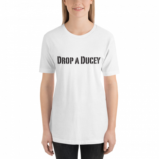Drop a Ducey mockup Front Womens White