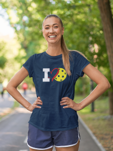 activewear mockup featuring a joyful woman wearing a t shirt at a park m4019 r el2 1 1
