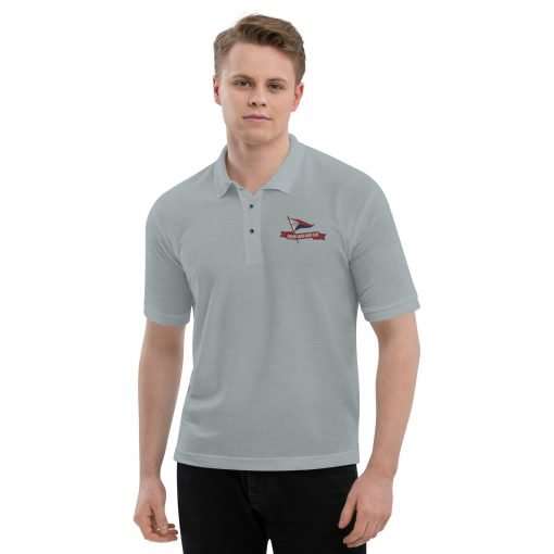 premium polo shirt cool heather front 63e146323c2a4