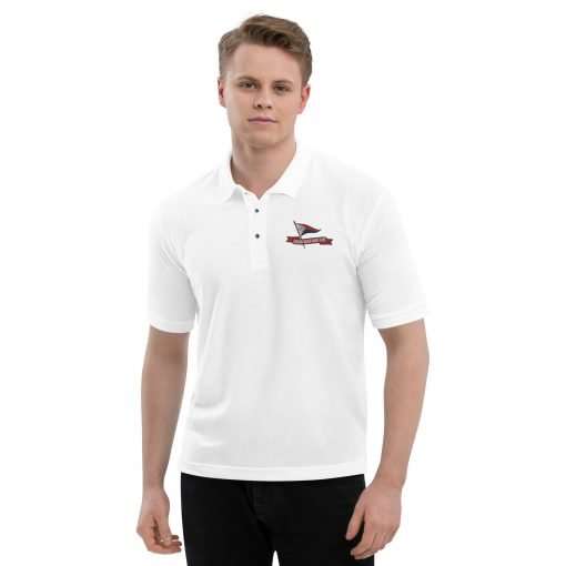 premium polo shirt white front 63e146323c4b2