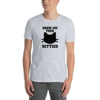 show me your kitties mockup Front Mens Sport Grey