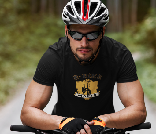 t shirt mockup featuring a male cyclist 38258 r el2