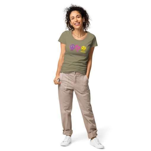 womens basic organic t shirt khaki front 3 624dd0544e789